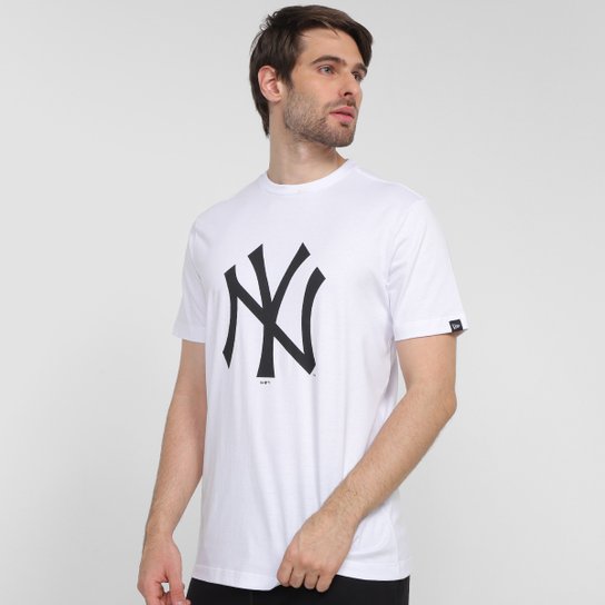Camiseta New Era MLB New York Yankees Básico Essencial Masculina