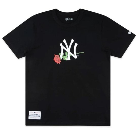 Camiseta New Era MLB New York Yankees Love Preta