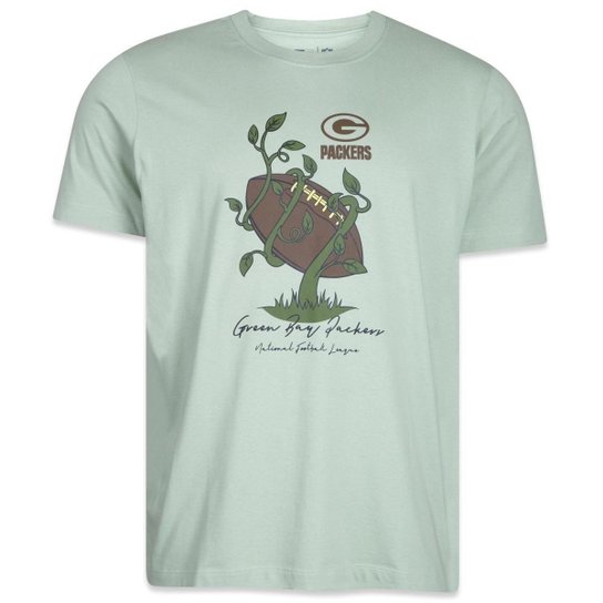 CAMISETA NEW ERA NFL GREEN BAY PACKERS ROOTED NATURE