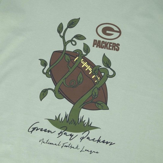 CAMISETA NEW ERA NFL GREEN BAY PACKERS ROOTED NATURE