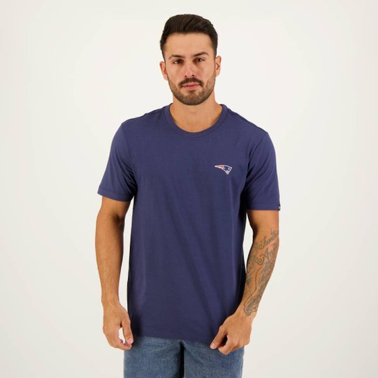 Camiseta New Era NFL New Engl And Patriots Patch Masculino