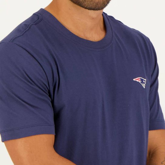Camiseta New Era NFL New Engl And Patriots Patch Masculino