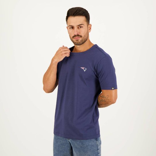 Camiseta New Era NFL New Engl And Patriots Patch Masculino