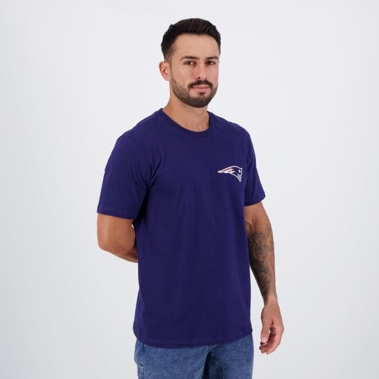 Camiseta New Era NFL New England Patriots Club House Marinho