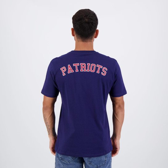 Camiseta New Era NFL New England Patriots Club House Marinho