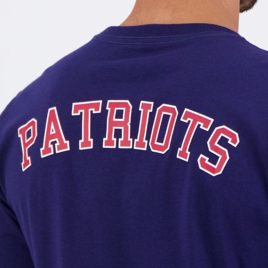 Camiseta New Era NFL New England Patriots Club House Marinho