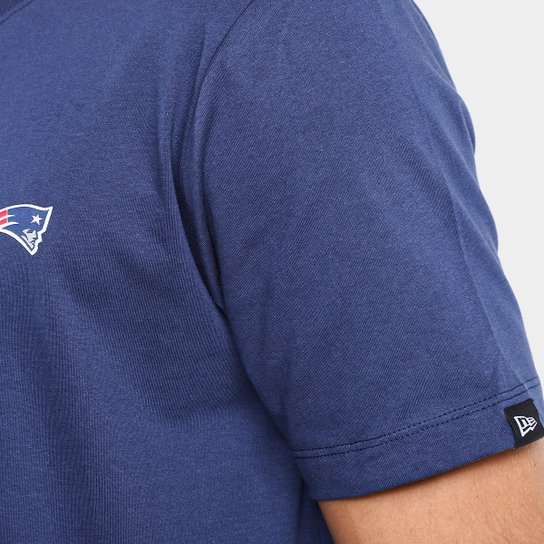 Camiseta New Era NFL New England Patriots Patch Neepat Masculina
