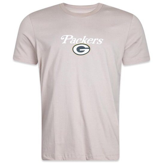 Camiseta New Era Regular Green Bay Packers Logo History