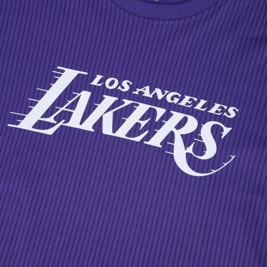 Camiseta New Era Regular NBALos Angeles Lakers Core Masculino