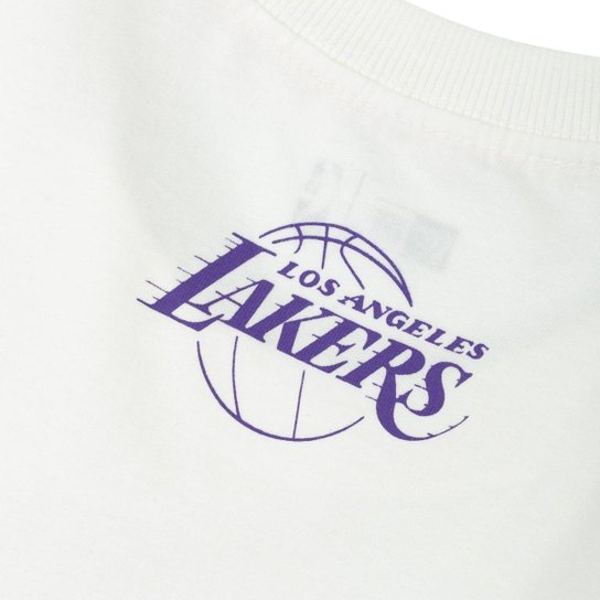 Camiseta New Era Regular NBALos Angeles Lakers Fanpage Masculino