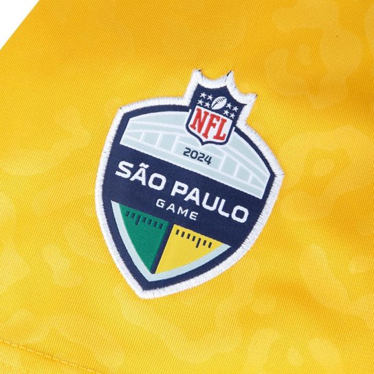 Camiseta New Era Regular Onça Pintada Bay Packers NFL 2024 São Paulo Game Masculino