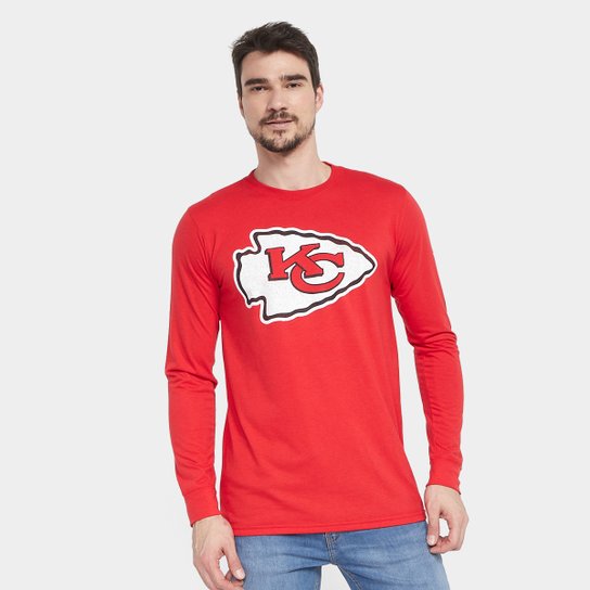 Camiseta Nike NFL Kansas City Chiefs Fashion Manga Longa Masculina