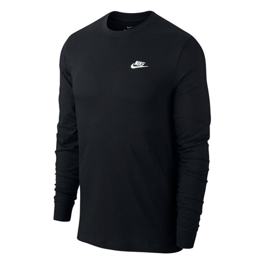Camiseta Nike Sportwear Borbado Manga Longa Masculina