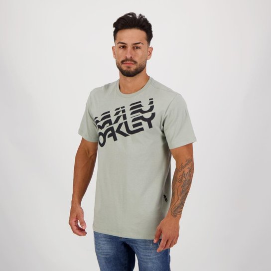 Camiseta Oakley New Grafic Cinza