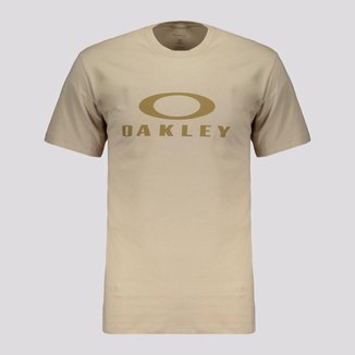 Camiseta Oakley O Bark SS Logo Bege