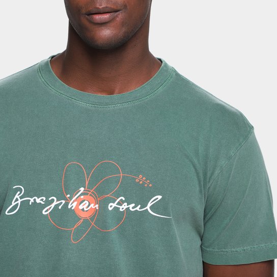 Camiseta Osklen Stone Brazilian Masculina