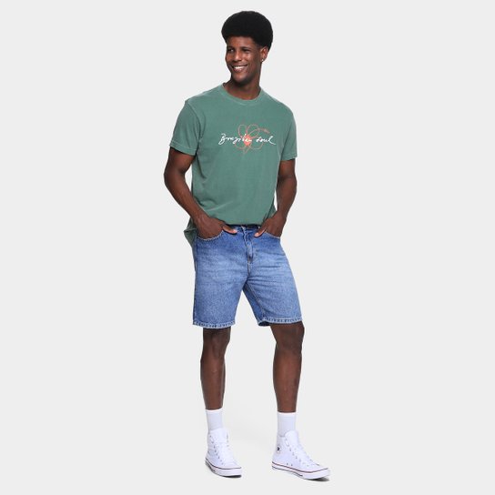 Camiseta Osklen Stone Brazilian Masculina