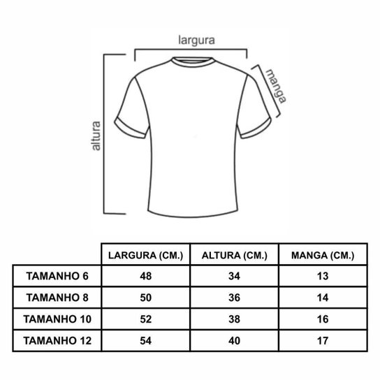 Camiseta Ox Silver Lisa Básica Infantil Juvenil