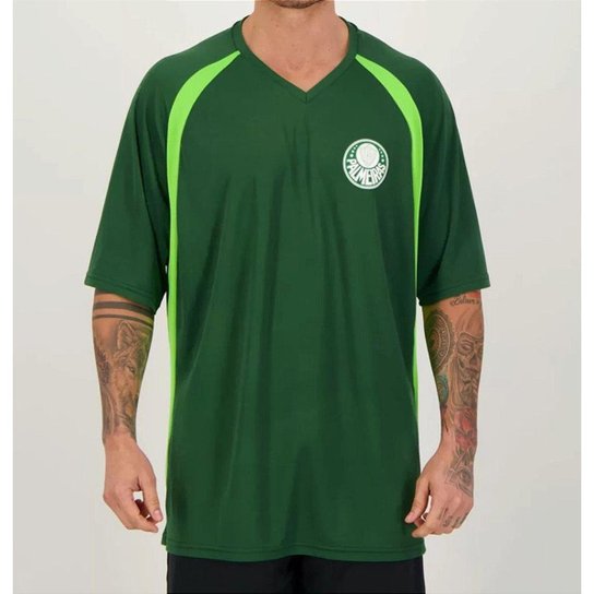 CAMISETA PALMEIRAS ESPORTIVA VERDE/LIMÃO