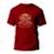 Camiseta Pandinus Academia Strong Gym 3 Feminina - Vermelho Escuro