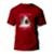 Camiseta Pandinus Shark Deep Fear Masculina - Vermelho Escuro