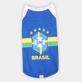 Camiseta Pet Seleção Brasil II RetrôMania