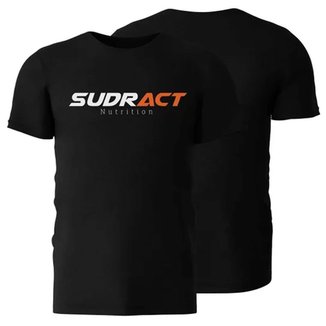 Camiseta Poliesportiva Preta - Tamanho G - Sudract Nutrition