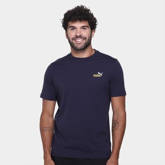 Camiseta Puma 2 Color Small No. 1 Logo Masculina