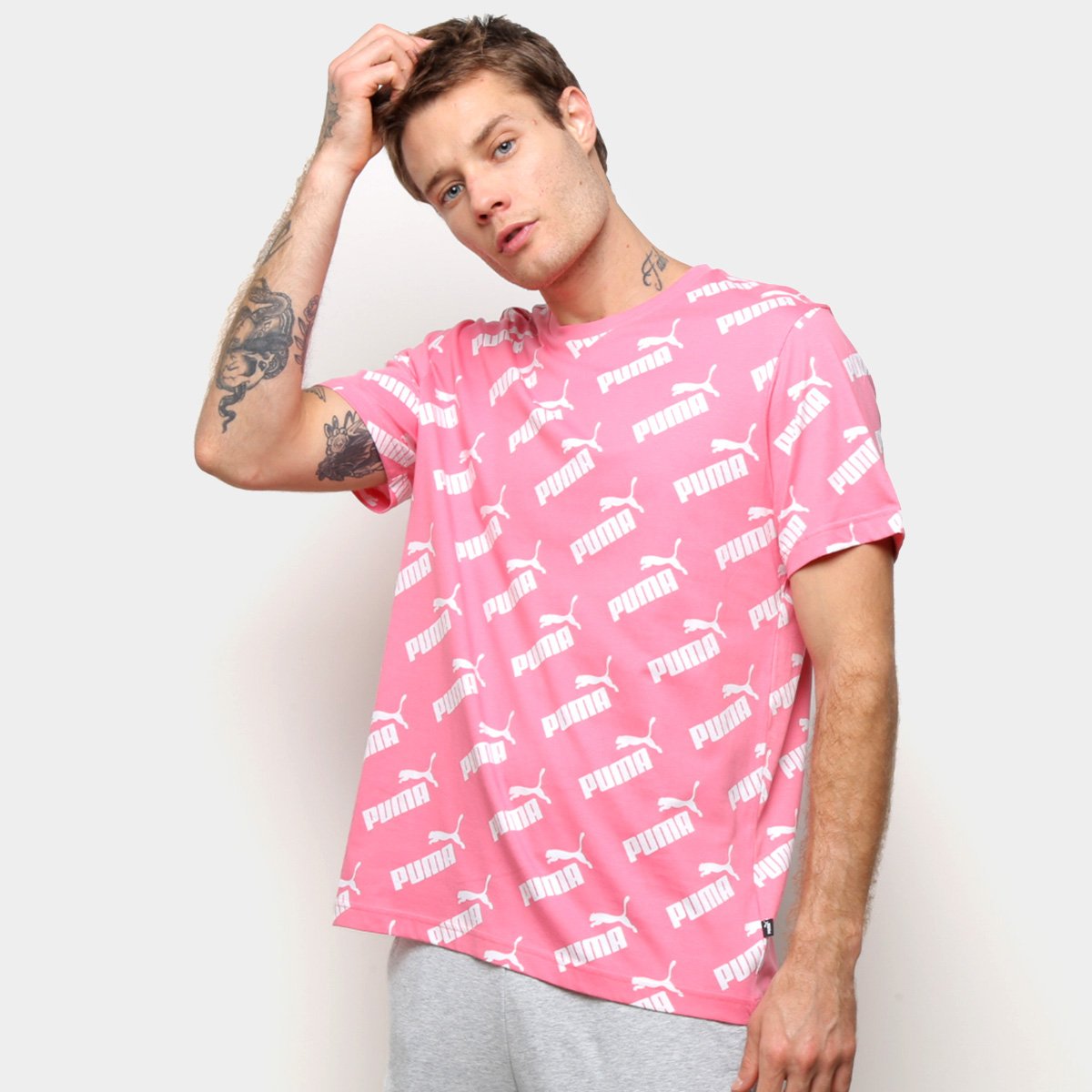 blusa puma rosa