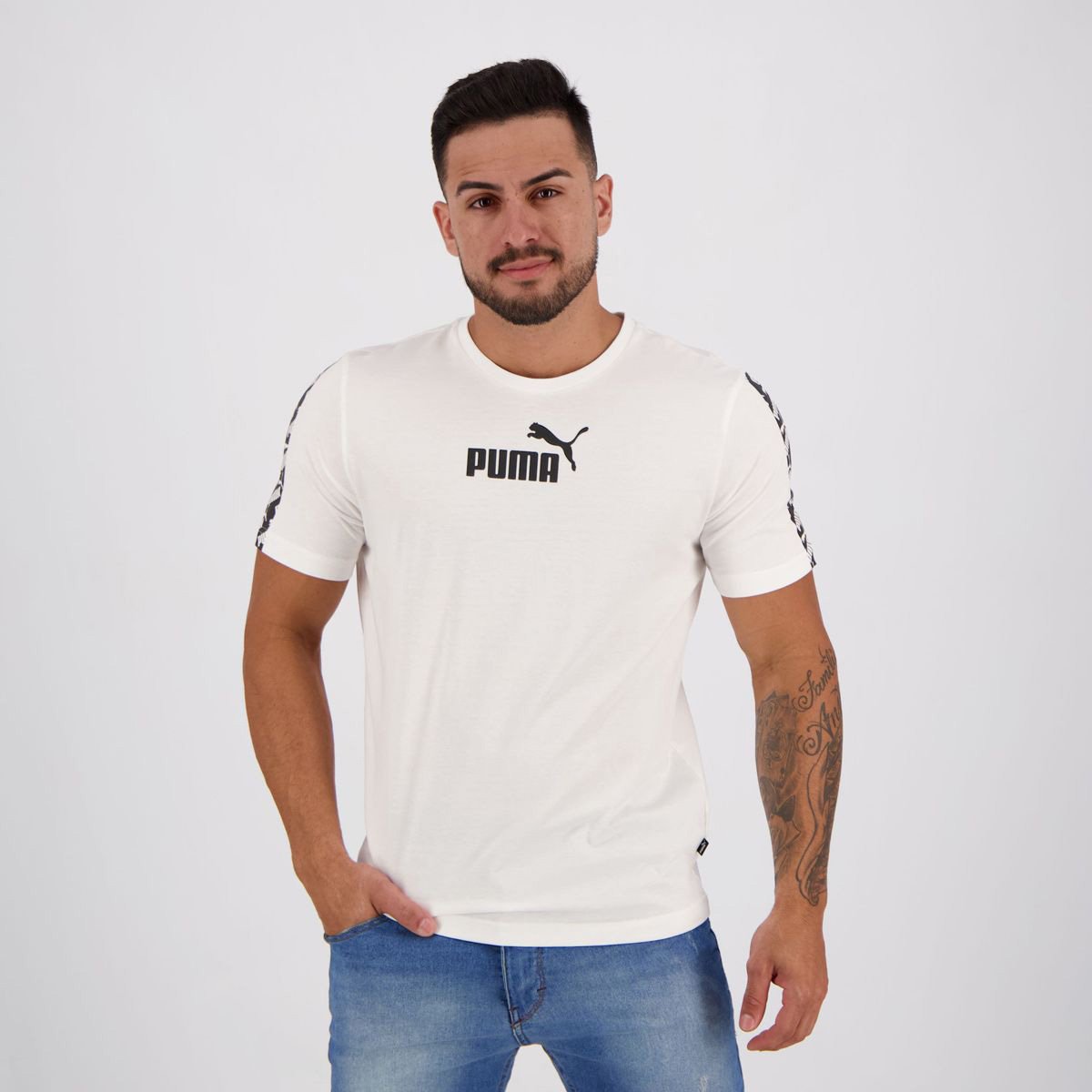 Camiseta puma amplified masculina Outlet