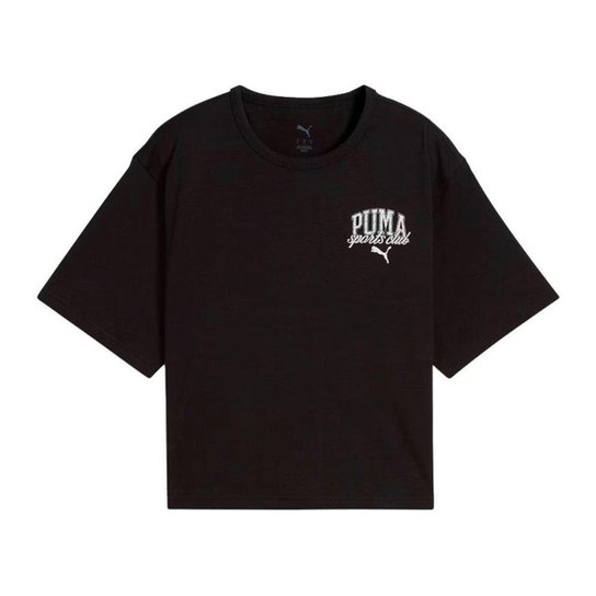 Camiseta Puma Class Relaxed Crop Feminina