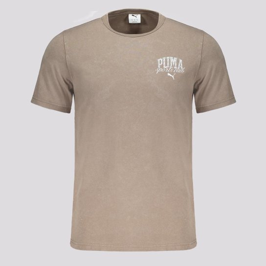 Camiseta Puma Class Washed Marrom