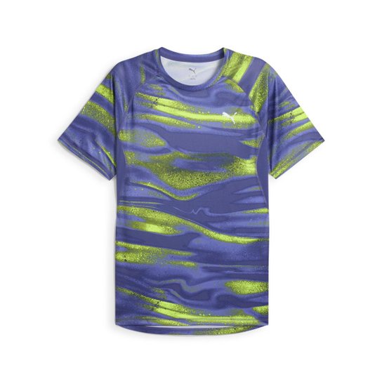 Camiseta Puma de Treino Velocity All-Over Print Masculina