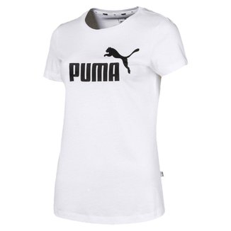 Camiseta Puma Ess Logo Feminina
