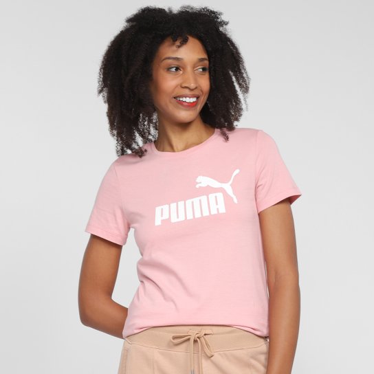 Camiseta Puma Ess Logo Feminina