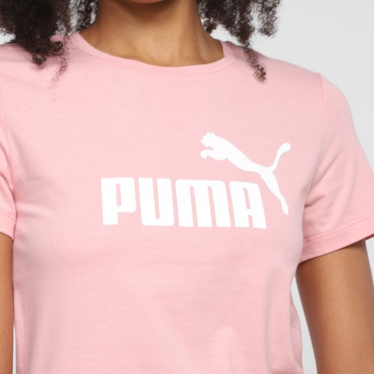 Camiseta Puma Ess Logo Feminina