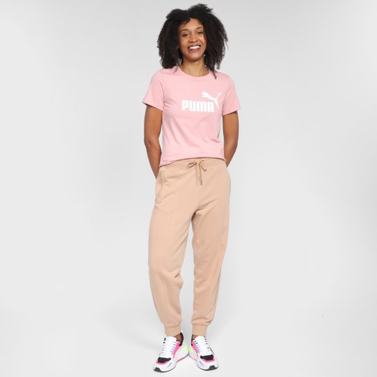 Camiseta Puma Ess Logo Feminina