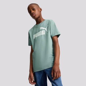 Camiseta Puma ESS NO. 1 Infantil Verde
