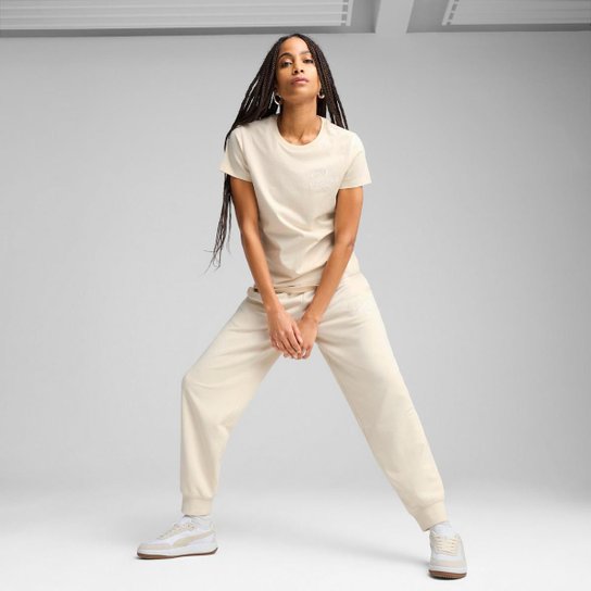 Camiseta Puma ESS SCRIPT Feminina