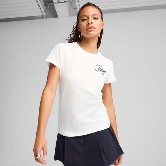 Camiseta Puma ESS SCRIPT Feminina