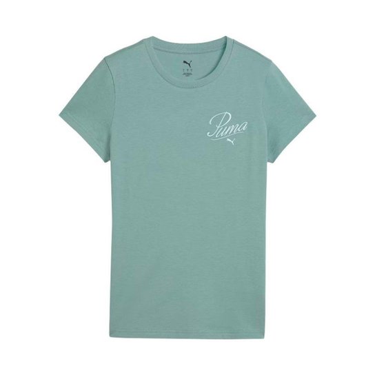 Camiseta Puma Ess Script Feminina
