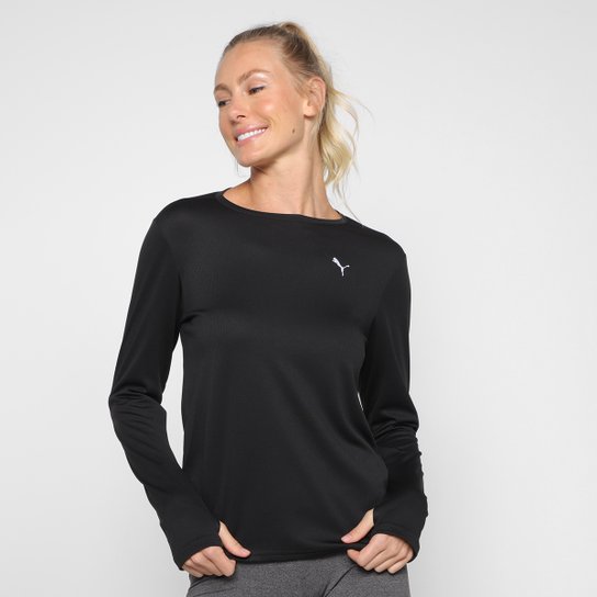 Camiseta Puma Favorite Manga Longa feminina