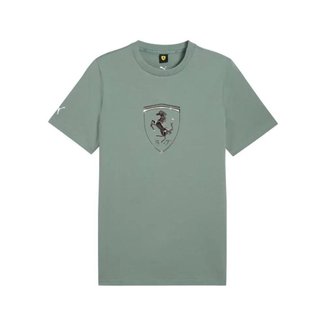 Camiseta Puma Ferrari Race Tonal Big Shield Tee - Verde