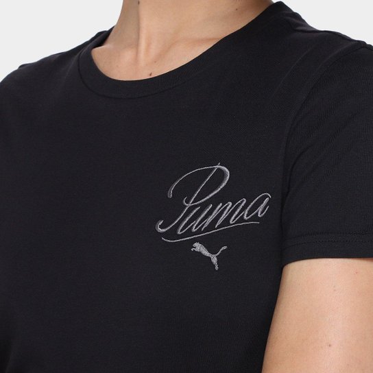 Camiseta Puma Script Feminina