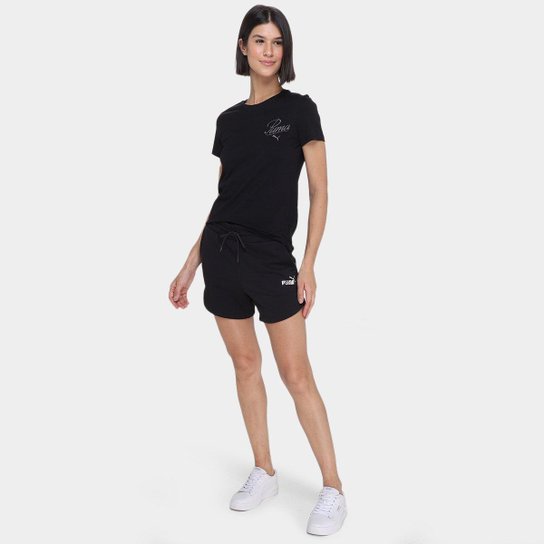 Camiseta Puma Script Feminina