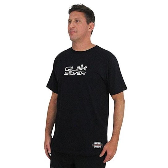 Camiseta Quiksilver Omni Chrome Line Black