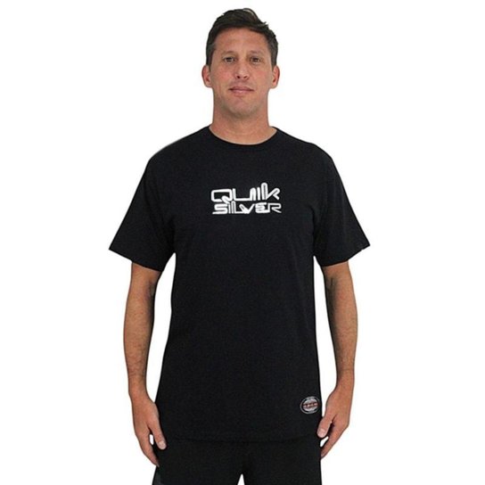 Camiseta Quiksilver Omni Chrome Line Black