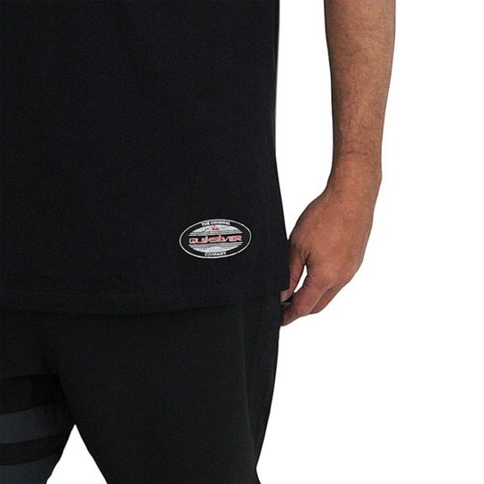 Camiseta Quiksilver Omni Chrome Line Black