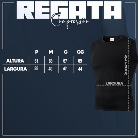 Camiseta Regata Compressão Academia Treino Justa Cruz Abstract Fitness