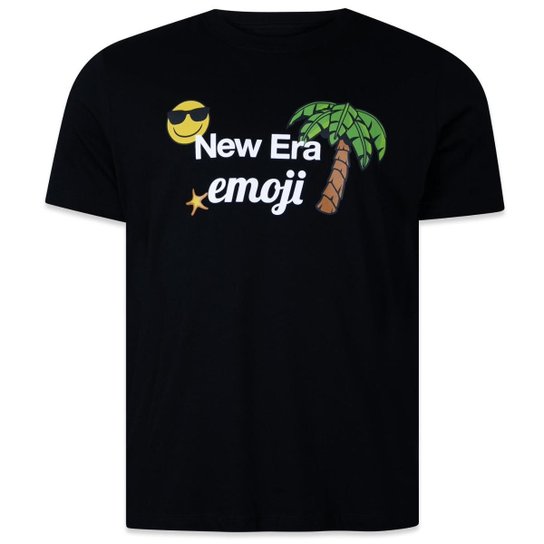 Camiseta Regular Emoji Smile Masculino